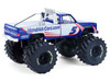 1981 Chevrolet K20 Monster Truck #5 HendrickCars.com Blue and White with Graphics Kings of Crunch - Hendrick Motorsports Tribute Special Edition 1/64 Diecast Model Car Greenlight 49180A