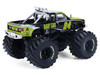 1986 Chevrolet S10 Monster Truck #24 Raptor Black and Green with Graphics Kings of Crunch - Hendrick Motorsports Tribute Special Edition 1/64 Diecast Model Car Greenlight 49180C