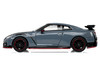 2024 Nissan GT-R R35 NISMO RHD Right Hand Drive Stealth Gray with Carbon Top and Hood Tokyo Torque Series 10 1/64 Diecast Model Car Greenlight 235110C