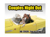 Seated Couple 2 Piece Figure Set Release 1 for 1:24 Models American Diorama 23828