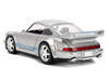 Porsche 911 Carrera RS 3.8 Mirage Silver Metallic with Blue Stripes Transformers: Rise of the Beasts 2023 Movie Hollywood Rides 1/32 Diecast Model Car by Jada 36210