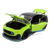 2026 Ford Mustang RTR Spec 5-D Lime Green with Black Top and Graphics Hyper-Spec Series 1/24 Diecast Model Car Jada 36621
