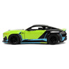 2026 Ford Mustang RTR Spec 5-D Lime Green with Black Top and Graphics Hyper-Spec Series 1/24 Diecast Model Car Jada 36621