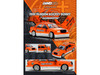 Pandem Rocket Bunny 190E #19 Jagermeister Orange and White 1/64 Diecast Model Car Inno Models IN64-190EP-JGMT