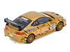 Honda Integra Type R DC5 RHD Right Hand Drive #97 Top Secret Thailand Gold Metallic with Graphics Honda Fest Thailand 20251/64 Diecast Model Car Inno Models IN64-DC5TST-HFTH25