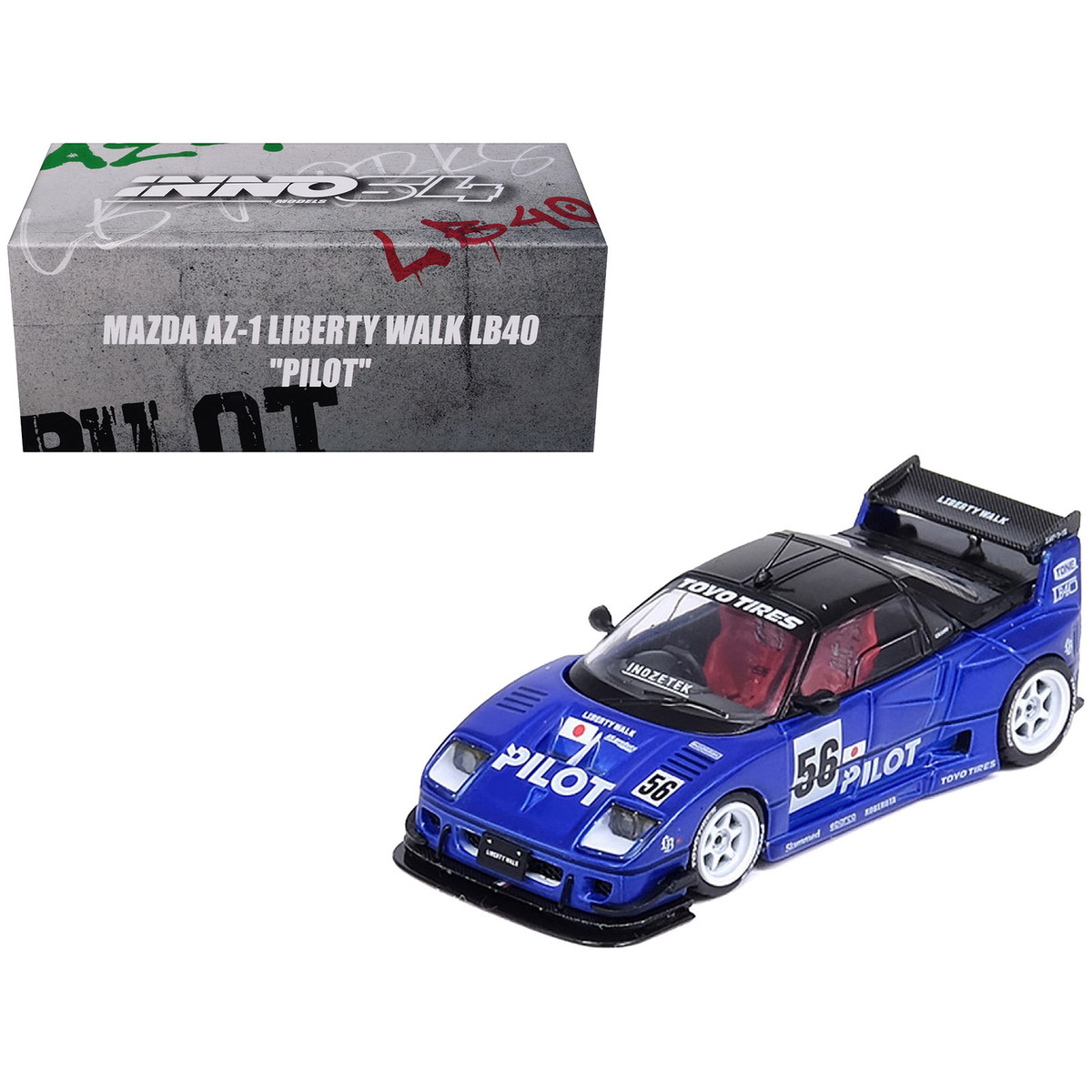 Mazda AZ-1 Liberty Walk LB40 RHD Right Hand Drive #56 Pilot Blue