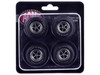 Super Sport Wheel and Tire Set of 4 pieces from 1970 Chevrolet Chevelle SS for 1/18 Scale Models ACME A1805530W