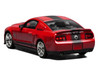 2007 Ford Mustang Shelby GT500 Super Snake Torch Red with Matt Black Stripes 1/64 Diecast Model Car MotorHelix & Greenlight GL-1251006B
