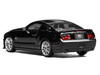 2007 Ford Mustang Shelby GT500 Super Snake Ebony Black with Matt Black Stripes 1/64 Diecast Model Car MotorHelix & Greenlight GL-1251006C