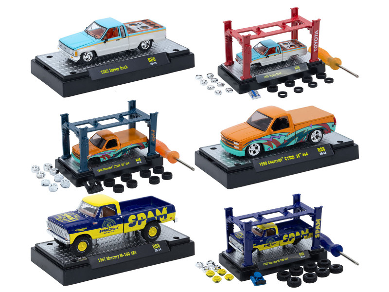 Copy of Model Kit 3 piece Car Set Release 84 Limited Edition to 6000 pieces Worldwide 1/64 Diecast Model Cars by M2 Machines