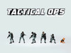 Tactical Ops Alpha Team 6 piece Diecast Figure Set 6 Figures Limited Edition for 1/64 Scale Models American Diorama AD-2440MJ