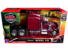 Peterbilt 379 Truck Tractor Burgundy Metallic Long Haul Trucker Series 1/32  Diecast Model New Ray 52803A