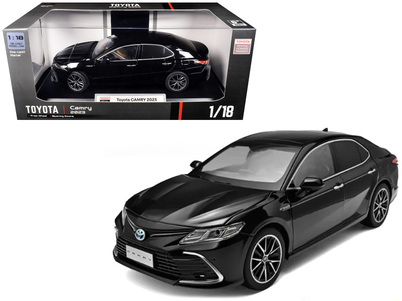 2023 Toyota Camry Hybrid Black 1/18 Diecast Model Car Heimanba H1042BK