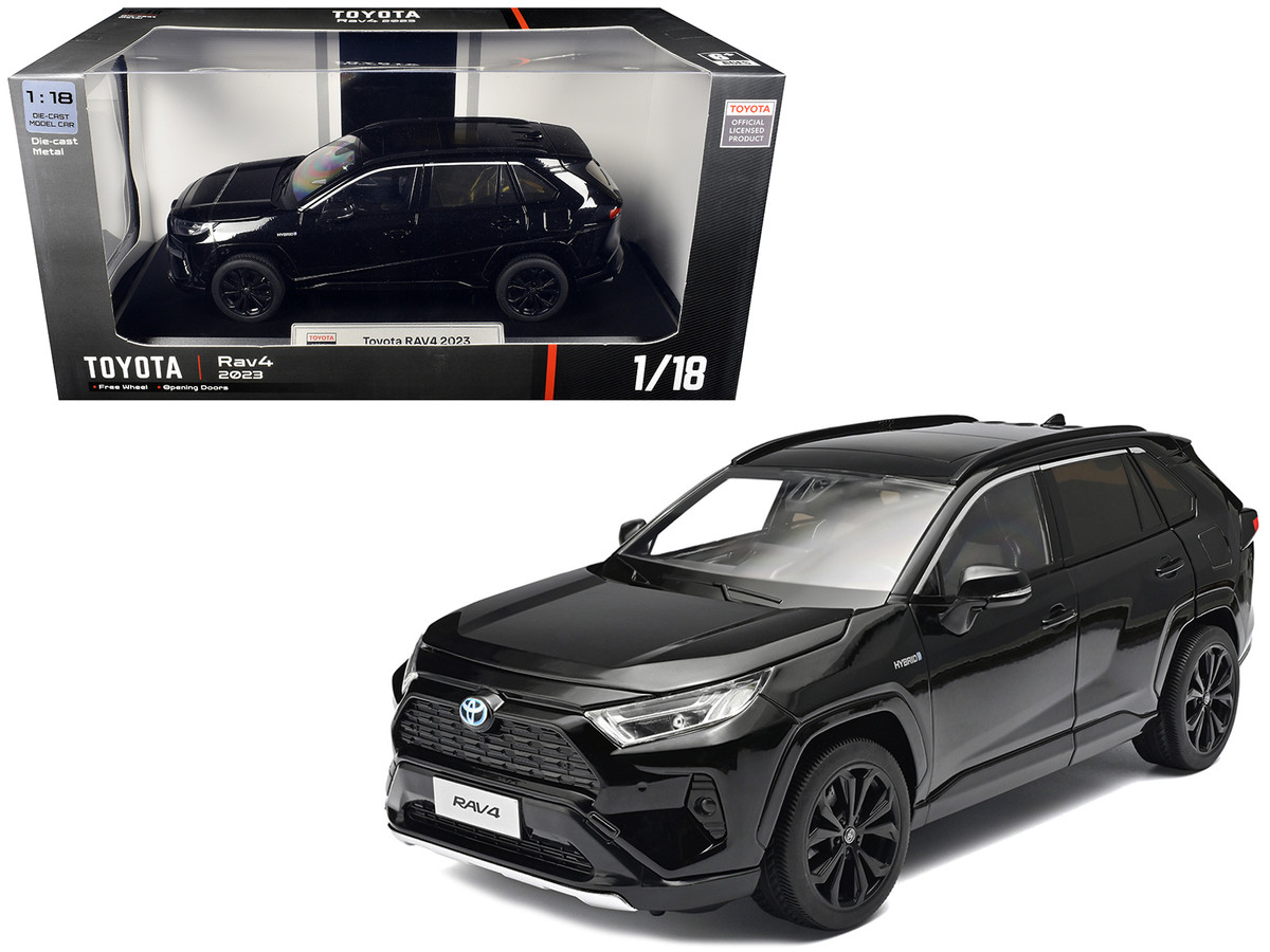 2023 Toyota Rav4 Hybrid Black 1/18 Diecast Model Car Heimanba H1062BK