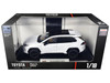 2023 Toyota Rav4 Hybrid White Metallic with Black Top 1/18 Diecast Model Car Heimanba H1062W