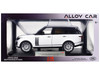 Land Rover Range Rover 50th Anniversary White Metallic with Sunroof 1/18 Diecast Model Car Heimanba Q1001A-W