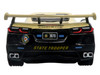 2023 Chevrolet Corvette C8 Stingray Police Interceptor Florida Highway Patrol (FHP) Black with Cream Top 1/43 Diecast Model Iconic Replicas 43-0660