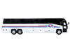 MCI D4520 Commuter Coach Bus Coach USA White with Blue and Red Stripes The Bus & Motorcoach Collection Limited Edition to 504 pieces Worldwide 1/87 (HO) Scale Diecast Model Iconic Replicas 87-0652