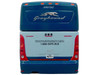 MCI D4520 Commuter Coach Bus Greyhound Lines Blue with Light Blue Stripes The Bus & Motorcoach Collection Limited Edition to 504 pieces Worldwide 1/87 (HO) Scale Diecast Model Iconic Replicas 87-0654