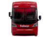 MCI D4520 Commuter Coach Bus Burlington Trailways Red with White Graphics The Bus & Motorcoach Collection Limited Edition to 504 pieces Worldwide 1/87 (HO) Scale Diecast Model Iconic Replicas 87-0661