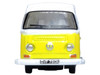 Volkswagen T2 Bay Window Camper Van Saturn Yellow and White 1/148 (N) Scale Diecast Model Car Oxford Diecast NVW016