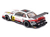 Nissan Silvia S13-R Circuit Spec V1 RHD Right Hand Drive White with Graphics Designed by Jun Imai Kaido House Special 1/64 Diecast Model Car Mini GT KHMG251