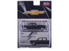 1980 Chevrolet Silverado C30 Crew Cab Dually Lowered Pickup Truck Black 1/64 Diecast Model Car IXO Models IAPR1013