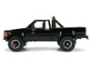 1985 Toyota SR5 Pickup Truck Black with Marty's Skateboard Back to the Future 1985 Movie Hollywood Rides Series 1/24 Diecast Model Car Jada 36479