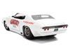 1971 Chevrolet Chevelle SS Ghost SS White with Graphics Bigtime Muscle Series 1/24 Diecast Model Car Jada 36636