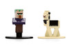Set of 12 Diecast Figures Minecraft Video Game Wave 2 Nano Metalfigs Series Diecast models Jada 37420
