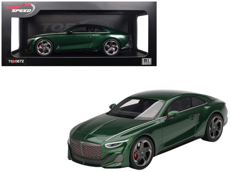 Bentley Batur Scarab Green Metallic 1/18 Model Car Top Speed TS0672
