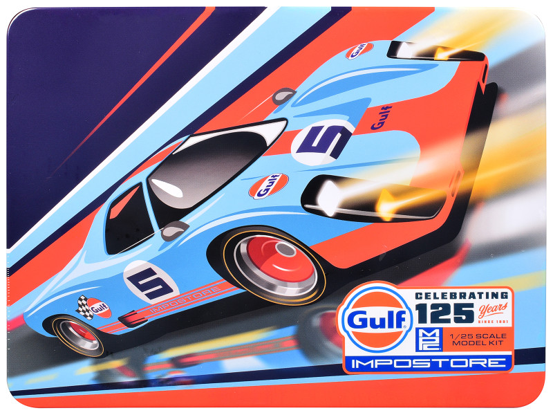 Skill 2 Model Kit Gulf Racing Impostore with Collector Tin 1/25