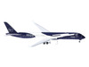 Airbus A350-900 Commercial Aircraft Lufthansa 100 Years D-AIXL Blue with Graphics 1/500 Diecast Model Airplane Herpa HE539012