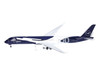 Airbus A350-900 Commercial Aircraft Lufthansa 100 Years D-AIXL Blue with Graphics 1/500 Diecast Model Airplane Herpa HE539012