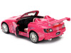 Suki's Honda S2000 Convertible Pink with Graphics 2 Fast 2 Furious 2003 Movie Fast & Furious 25th Anniversary Series 1/32 Diecast Car Model Jada 97610-25TH