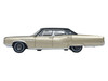 1968 Buick Electra 225 Ivory Gold Metallic with Black Top and White Interior 1/87 HO Scale Diecast Model Car Oxford Diecast 87BE68001