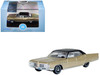 1968 Buick Electra 225 Ivory Gold Metallic with Black Top and White Interior 1/87 HO Scale Diecast Model Car Oxford Diecast 87BE68001