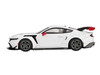 Ford Mustang GTD Spirit of America White with Red and Blue Stripes Limited Edition 1/64 Diecast Model Car Mini GT MGT01097