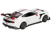 Ford Mustang GTD Spirit of America White with Red and Blue Stripes Limited Edition 1/64 Diecast Model Car Mini GT MGT01097