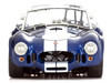 Shelby Cobra 427 S/C Blue with White Stripes and Race Graphics 1/18 Diecast Model Car Kyosho KS08048BLMW