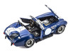Shelby Cobra 427 S/C Blue with White Stripes and Race Graphics 1/18 Diecast Model Car Kyosho KS08048BLMW