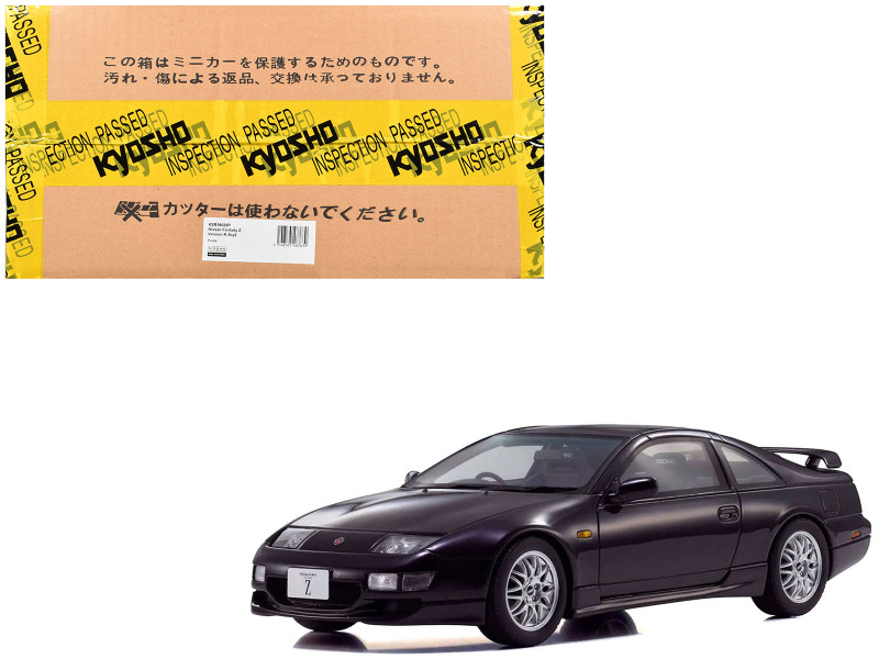 Nissan Fairlady Z Z32 Version R 2by2 RHD Right Hand Drive Purple Metallic 1/18 Model Car Kyosho KSR18028P
