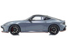 Nissan Fairlady Z NISMO RHD (ight Hand Drive Gray with Black Top 1/18 Model Car Kyosho KSR18062GR