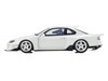 Nissan Silvia S15 Khyzyl Saleem White 1/18 Model Car Kyosho KSR18066W