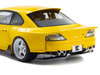 Nissan Silvia S15 Khyzyl Saleem Yellow 1/18 Model Car Kyosho KSR18066Y