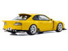 Nissan Silvia S15 Khyzyl Saleem Yellow 1/18 Model Car Kyosho KSR18066Y