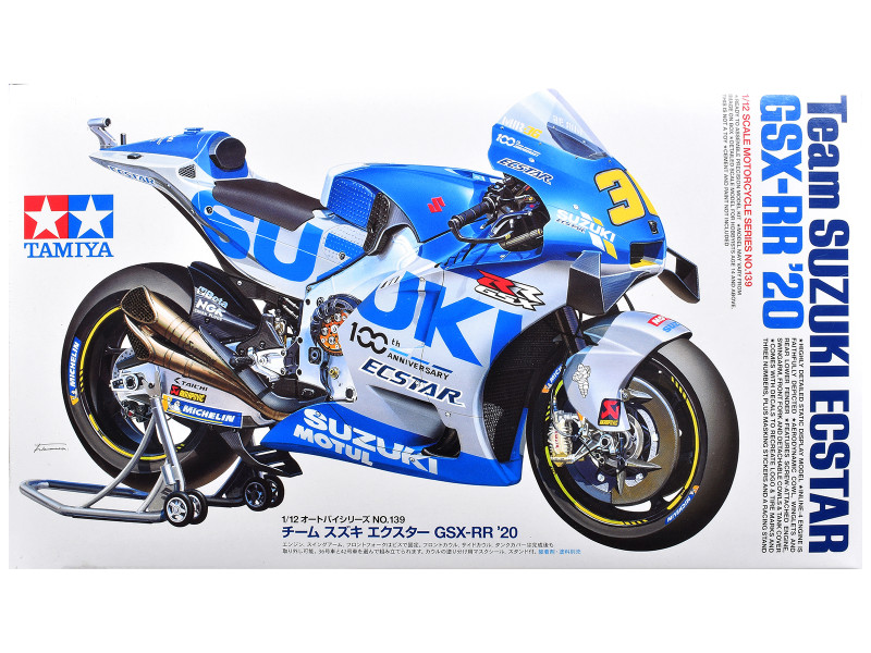 Model Kit Suzuki GSX RR Team Suzuki Ecstar 2020 Motorcycle 1/12 Scale Model Tamiya TAM-14139