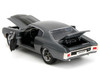 1970 Chevrolet Chevelle SS Gray Metallic with Black Stripes Fast & Furious 2009 Movie Fast & Furious 25th Anniversary Series 1/24 Diecast Model Car Jada 34923-25TH