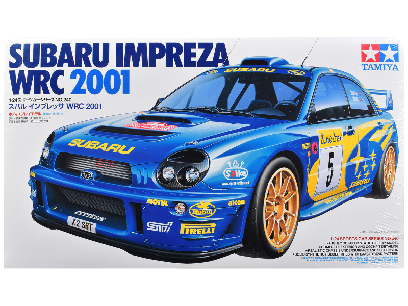 Model Kit Subaru Impreza WRC 2001 1/24 Scale Model Tamiya TAM-24240