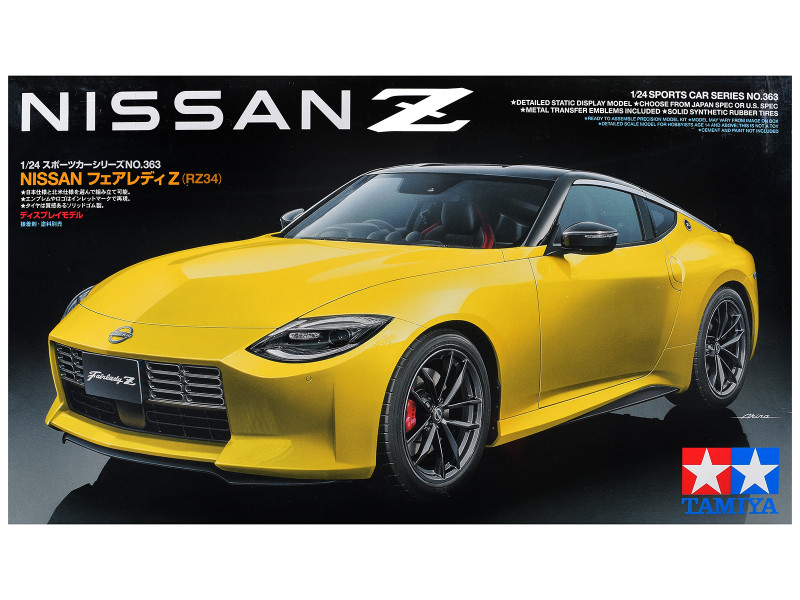 Model Kit Nissan Fairlady Z RZ34 1/24 Scale Model Tamiya TAM-24363